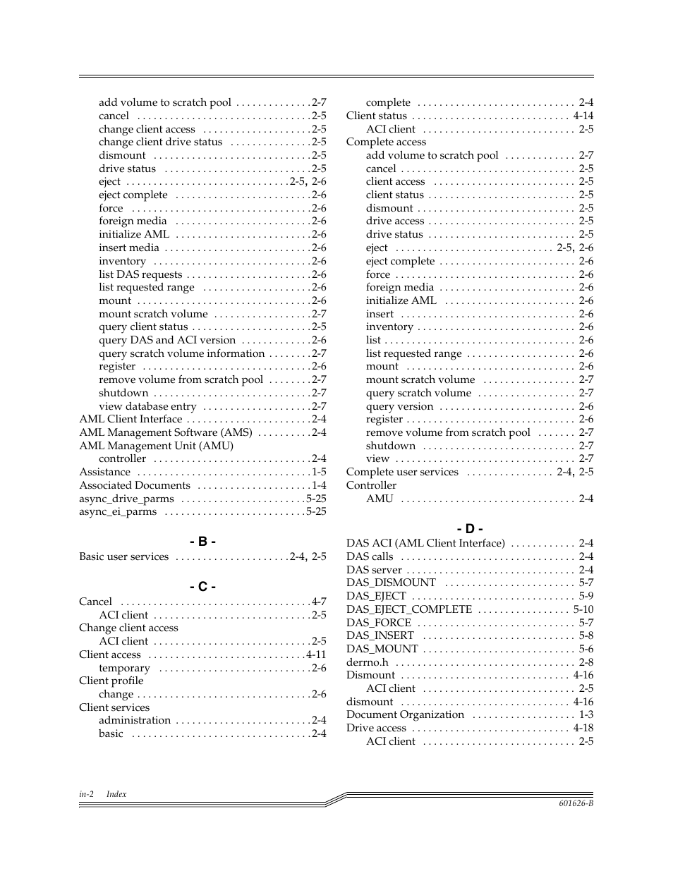 ADIC Server User Manual | Page 216 / 218