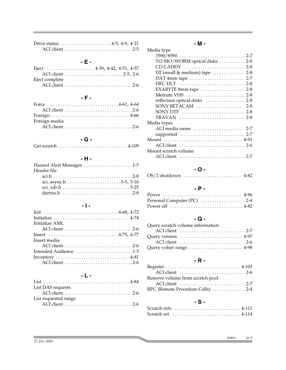 ADIC Server User Manual | Page 217 / 218
