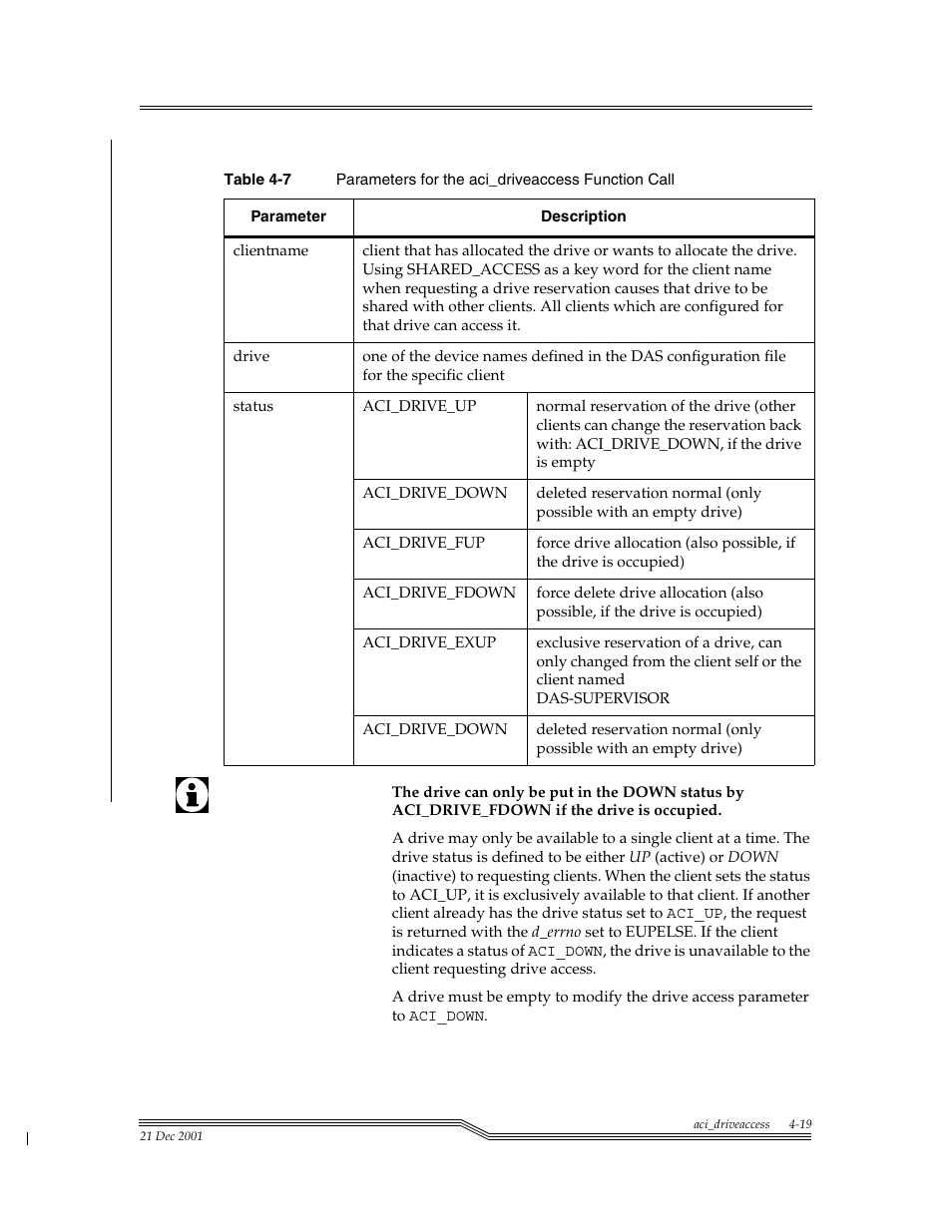 Table 4-7, Para | ADIC Server User Manual | Page 61 / 218