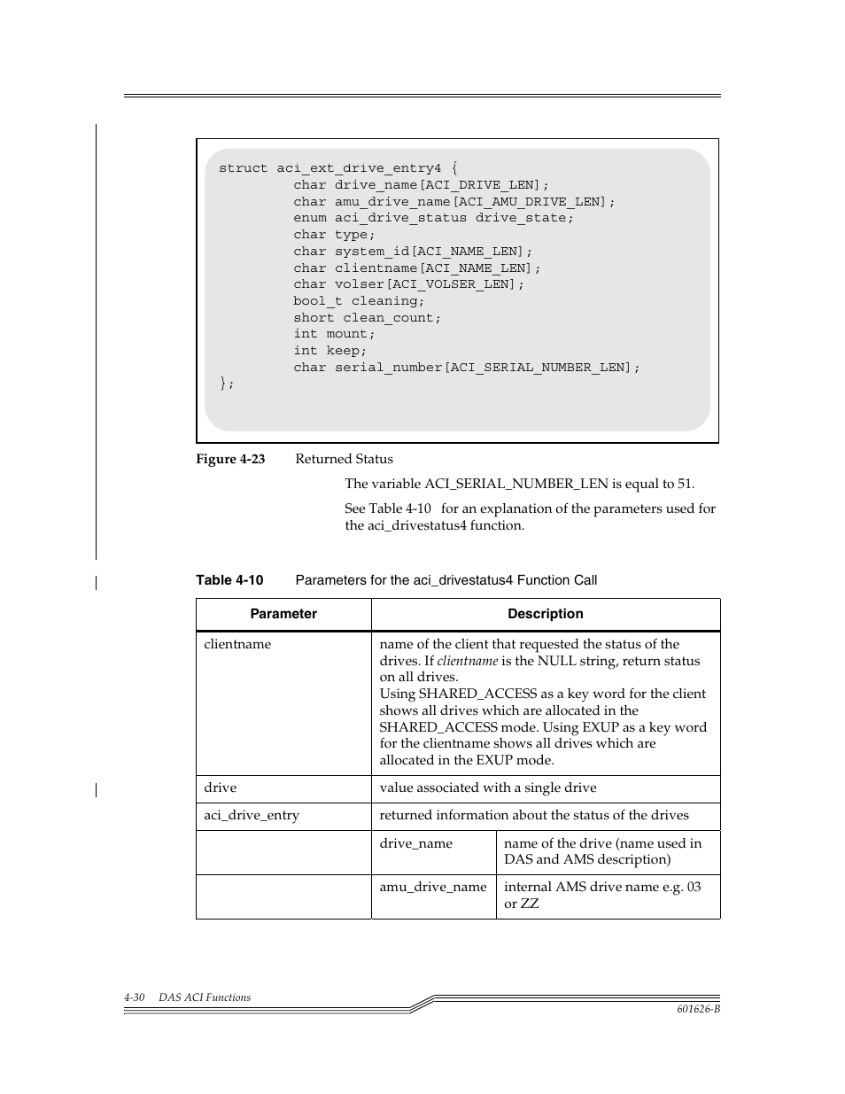 Figure 4-23, Table 4-10, Para | ADIC Server User Manual | Page 72 / 218