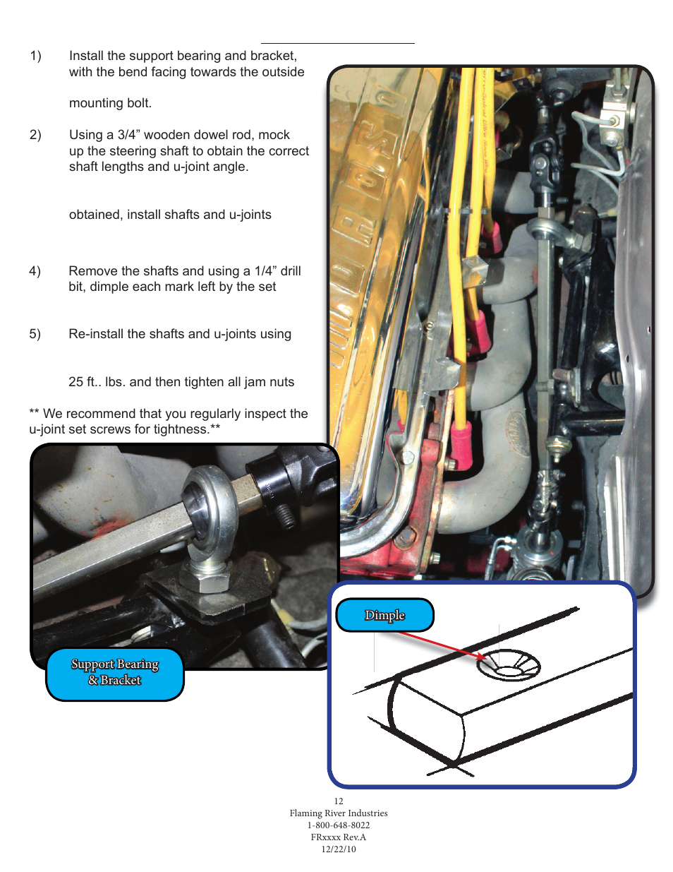 Flaming River Chevelle/El Camino Rack and Pinion 1964-67 User Manual | Page 13 / 16
