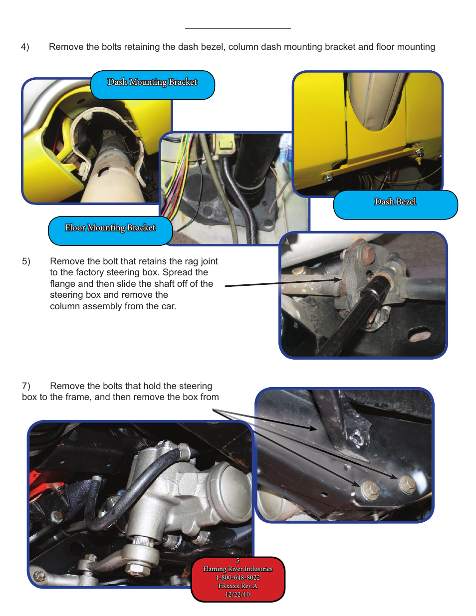 Flaming River Chevelle/El Camino Rack and Pinion 1964-67 User Manual | Page 6 / 16