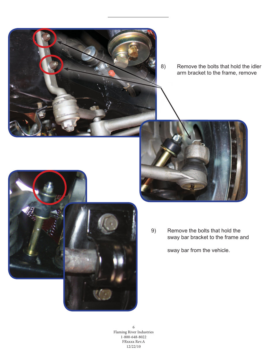 Flaming River Chevelle/El Camino Rack and Pinion 1964-67 User Manual | Page 7 / 16