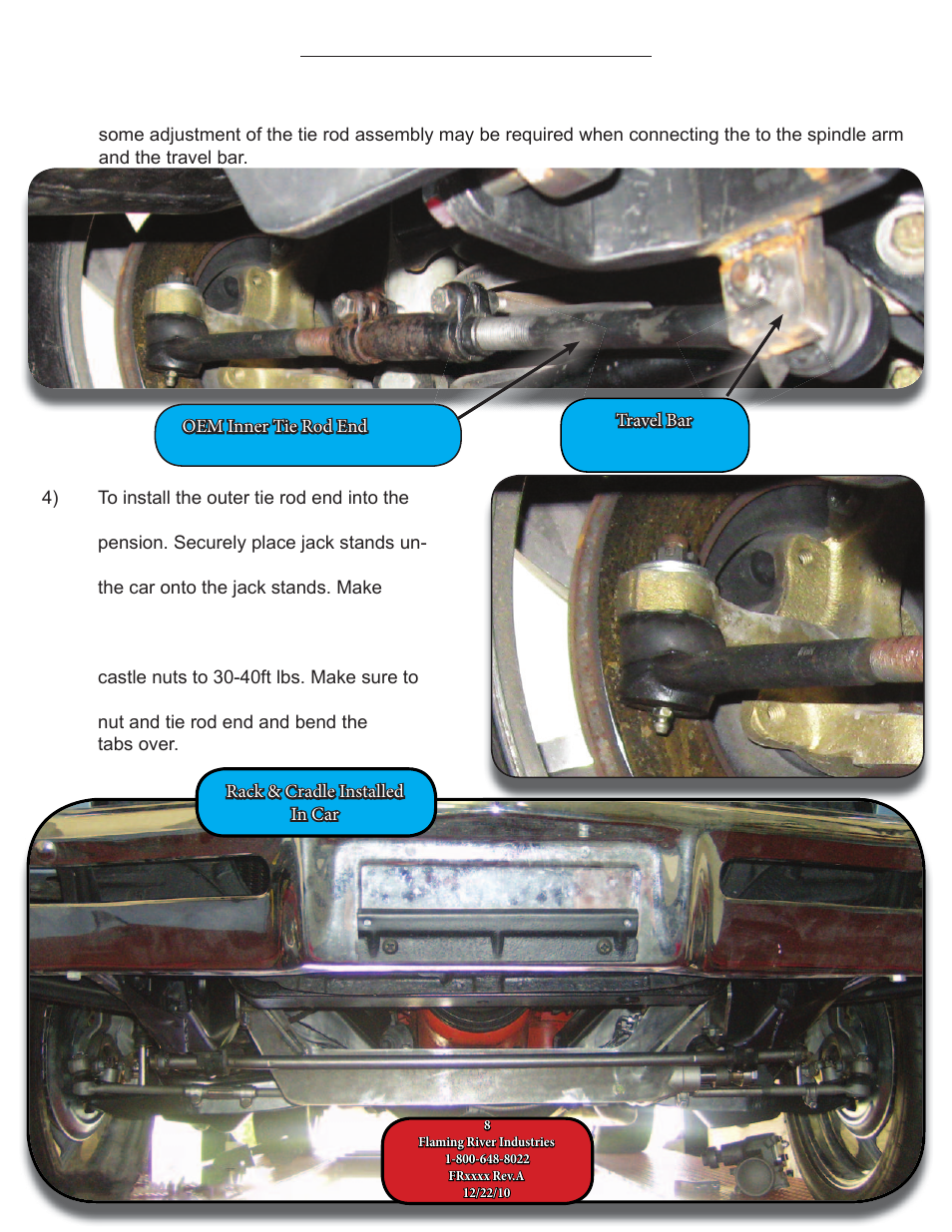 Flaming River Chevelle/El Camino Rack and Pinion 1964-67 User Manual | Page 9 / 16