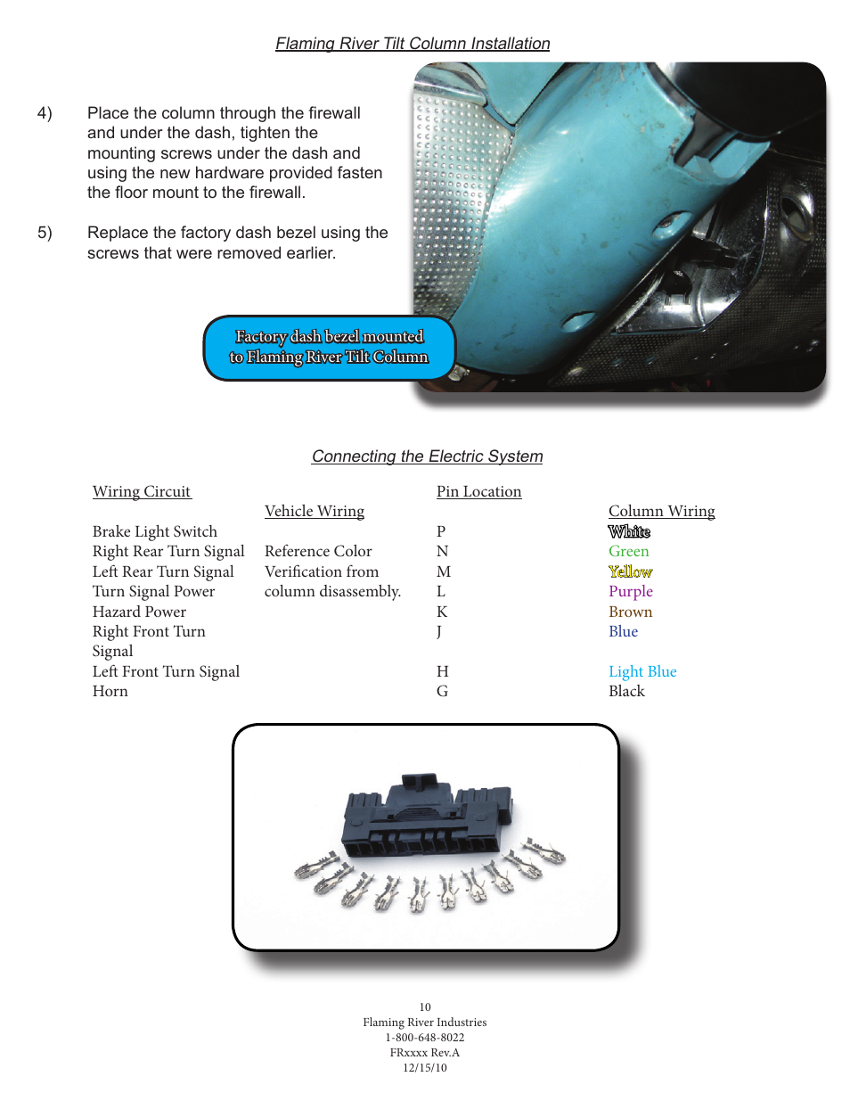 Flaming River Impala Rack & Pinion Cradle Kit 1958-64 User Manual | Page 11 / 14