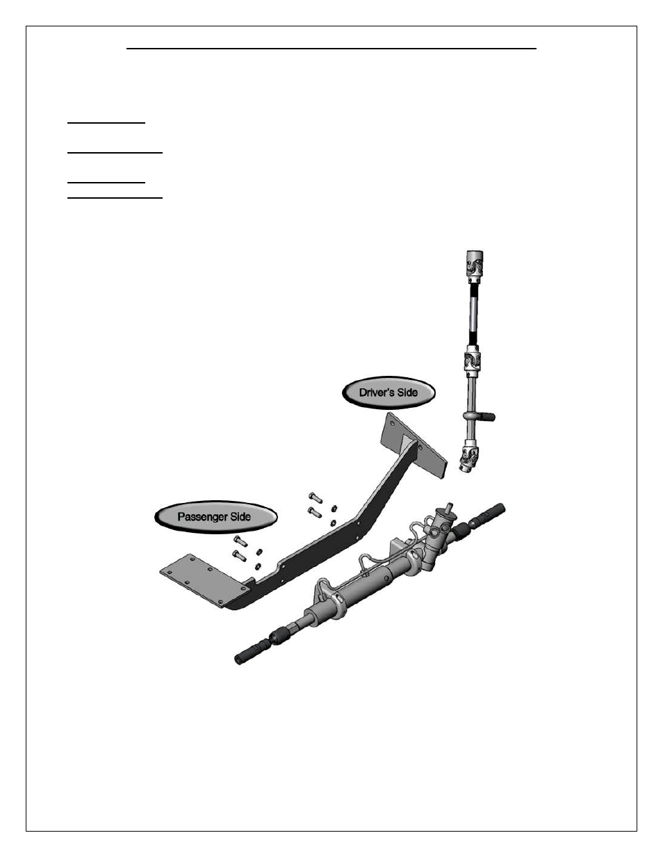 Flaming River Nova Rack and Pinion Cradle Kits 1962-67 User Manual | Page 8 / 11