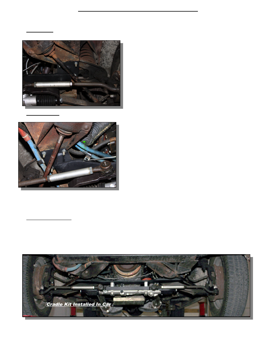 Flaming River Nova Front Steer Power Rack and Pinion Cradle Kits 1962-67 User Manual | Page 8 / 12