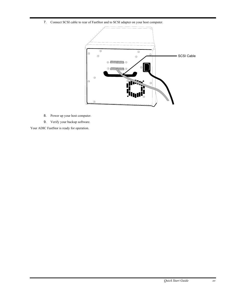 ADIC FastStor Mass Storage Device User Manual | Page 15 / 68