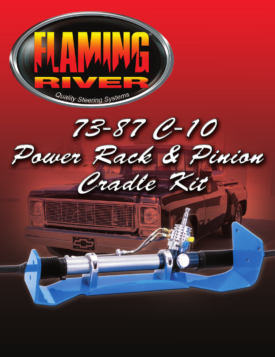 Flaming River C-10 Chevy Truck Rack and Pinion 1973-87 User Manual | 15 pages