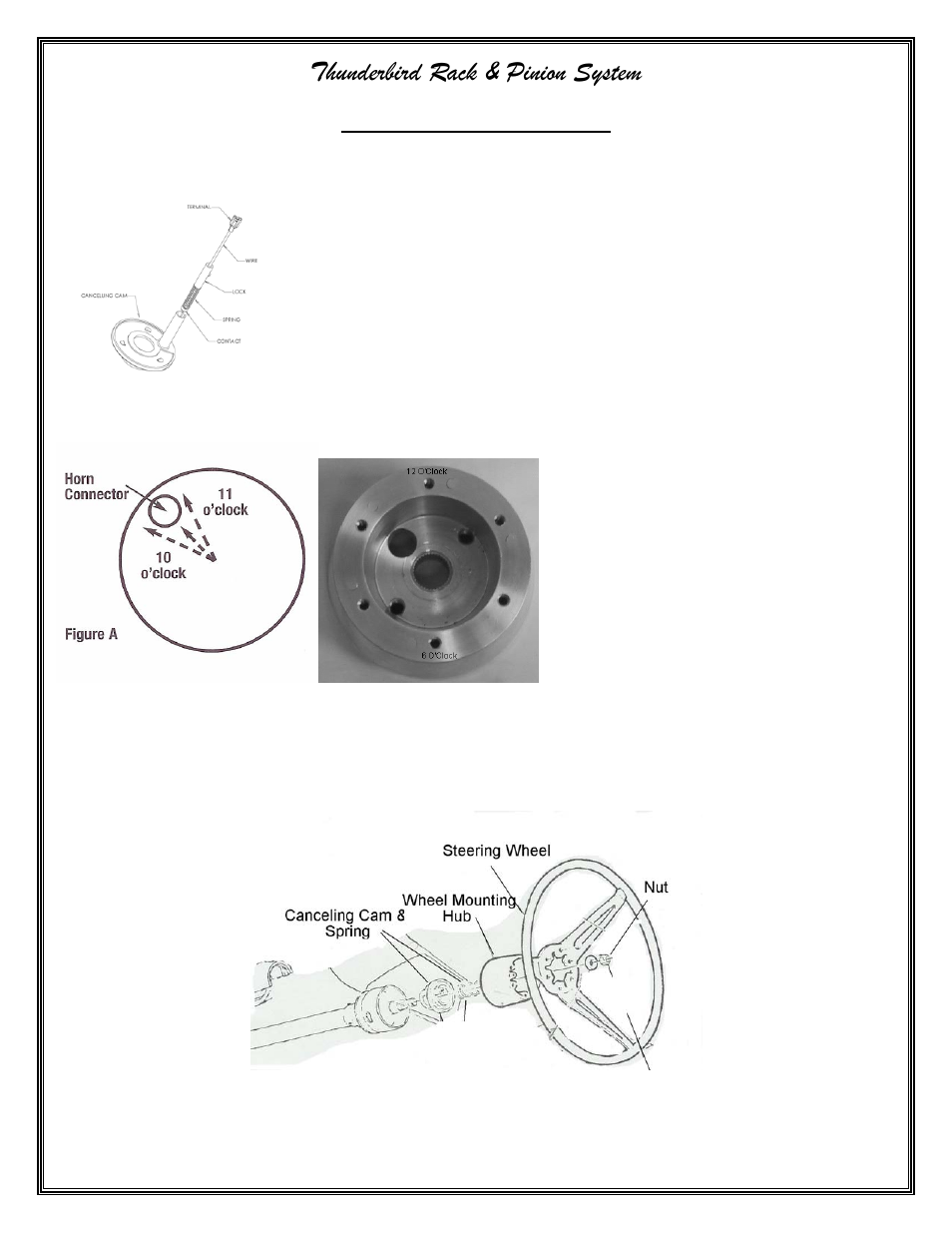 Thunderbird rack & pinion system | Flaming River Thunderbird Rack & Pinion Cradle Kits 1955-57 User Manual | Page 10 / 14