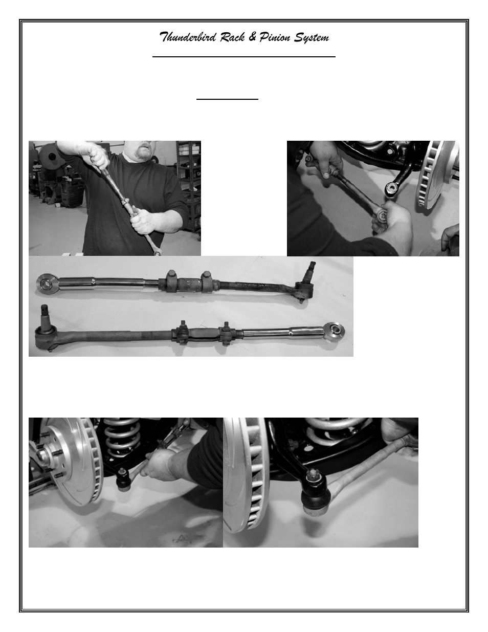 Thunderbird rack & pinion system | Flaming River Thunderbird Rack & Pinion Cradle Kits 1955-57 User Manual | Page 7 / 14