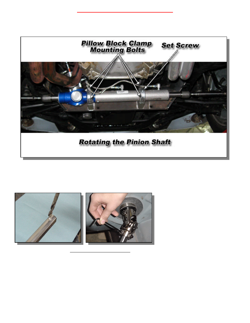 Flaming River Galaxie Rack & Pinion Cradle Kit 1962-64 User Manual | Page 8 / 9