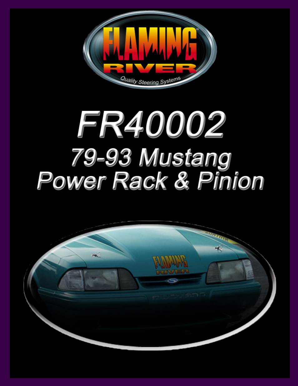 Flaming River Power Rack & Pinion Mustang 1979-93 User Manual | 4 pages