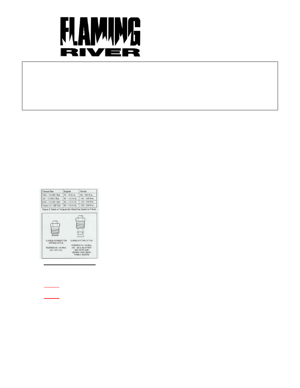 Flaming River Variable Pressure Low-Flow Pump User Manual | 1 page