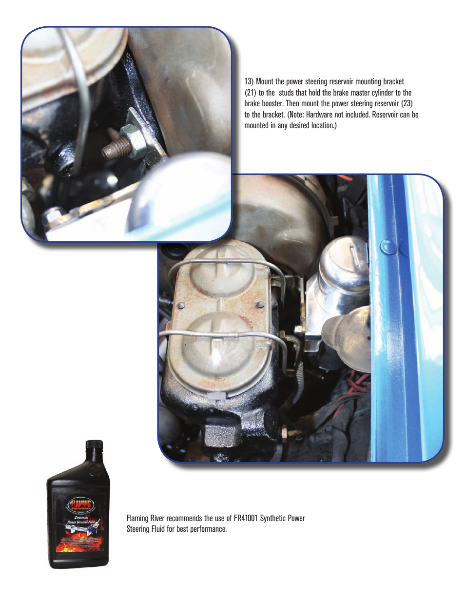 Flaming River FR312PK Corvette Power Steering Pump Kit User Manual | Page 8 / 9