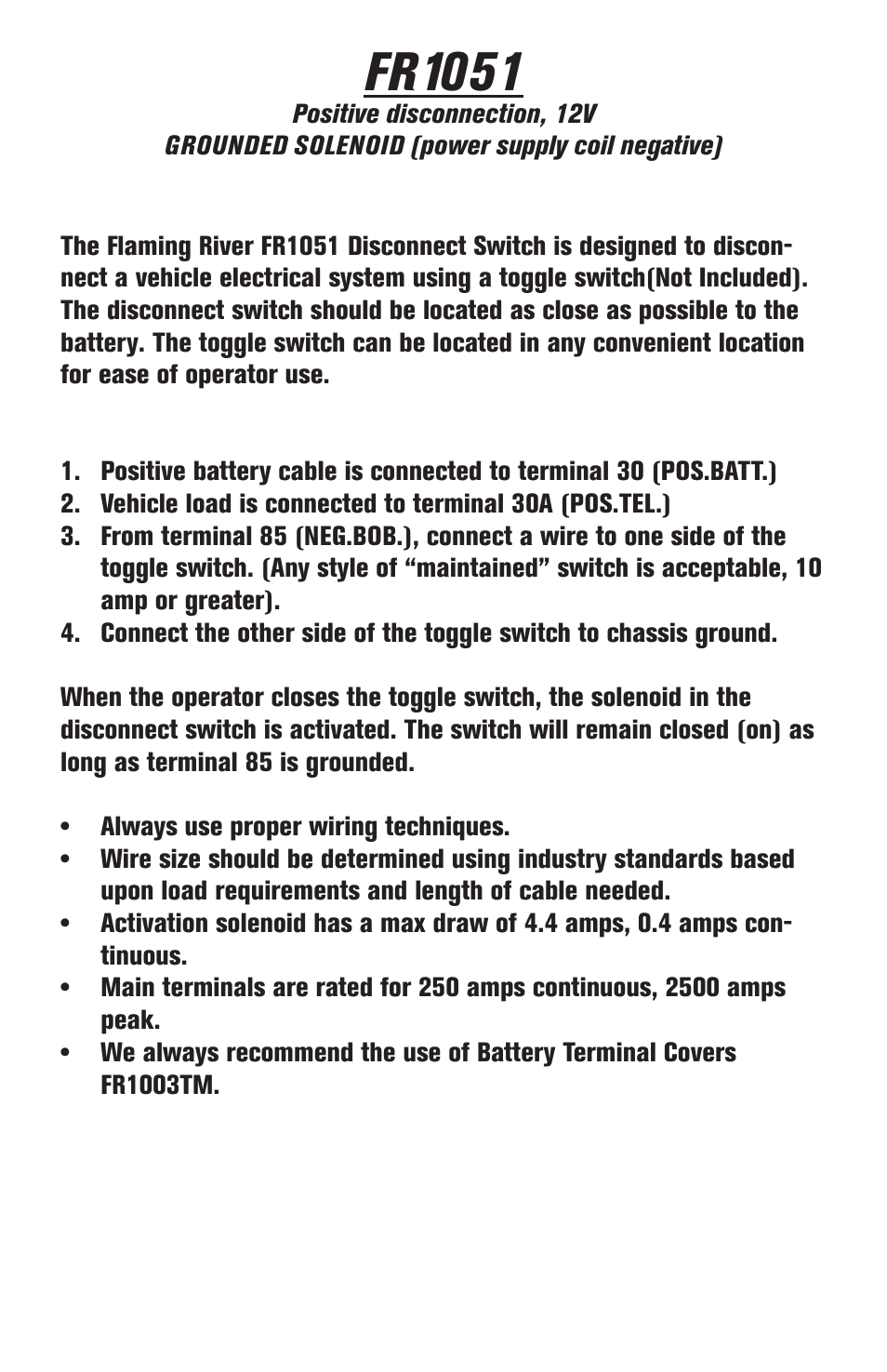 Fr1051 | Flaming River FR1052 Electro-Wizard User Manual | Page 4 / 16