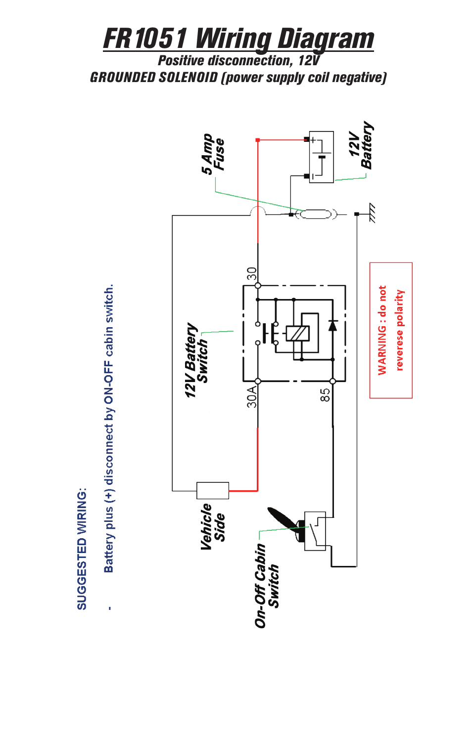 Fr1051 wiring diagram | Flaming River FR1052 Electro-Wizard User Manual | Page 5 / 16