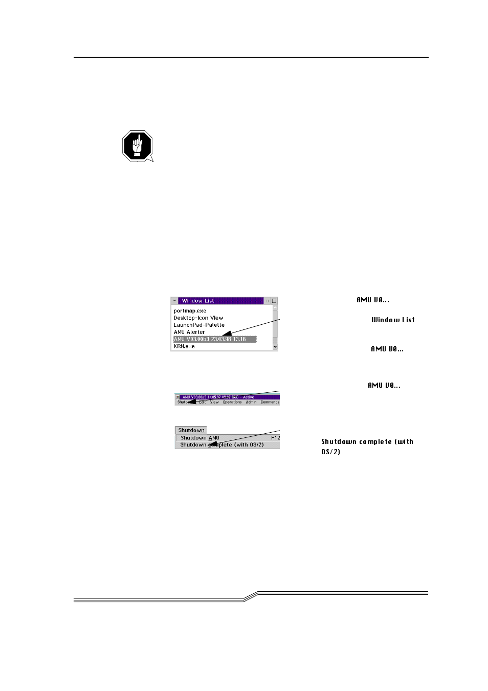 3 stopping the aml/j system, 1 normal stopping | ADIC Switches User Manual | Page 32 / 82