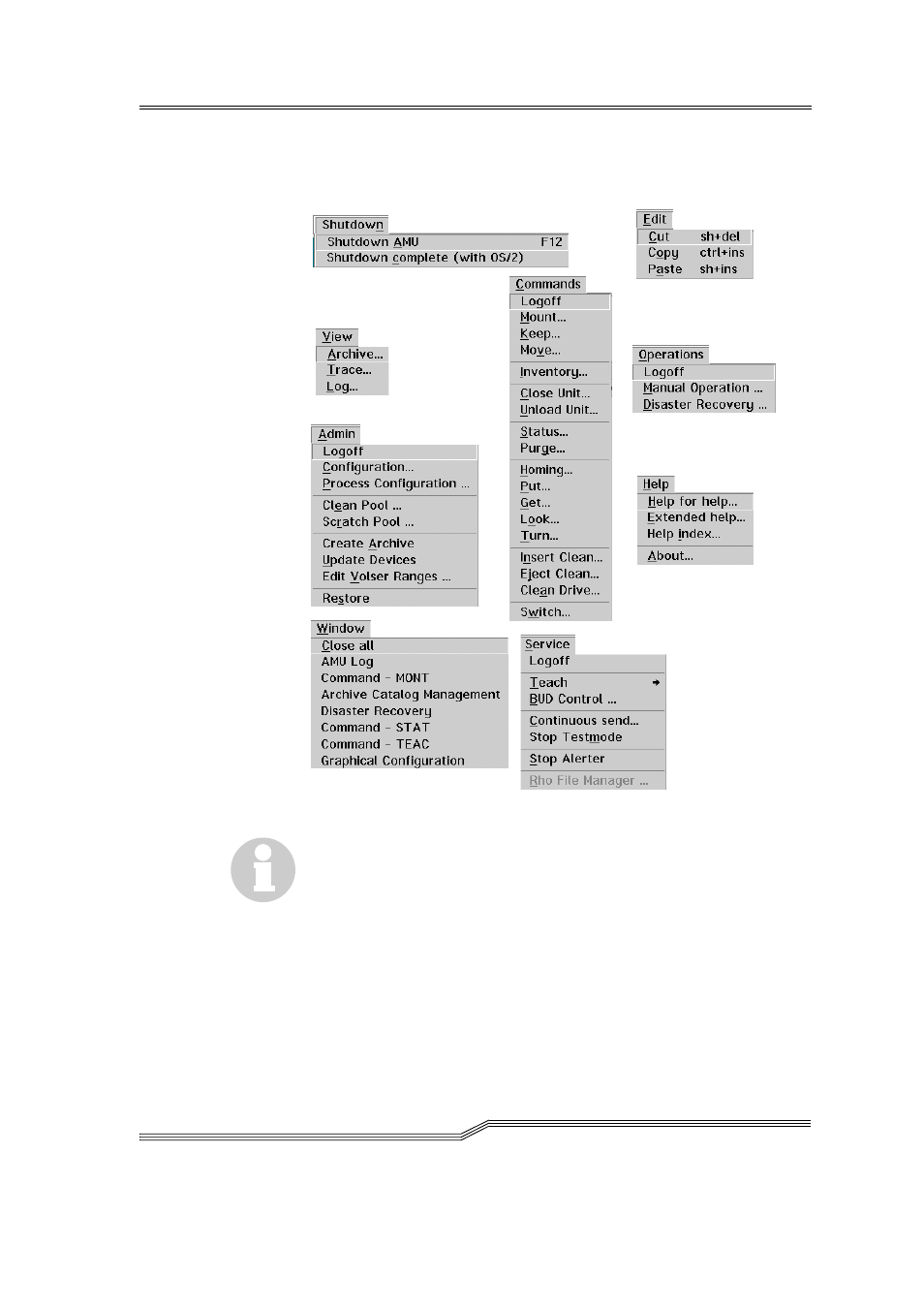2 menu overview | ADIC Switches User Manual | Page 42 / 82