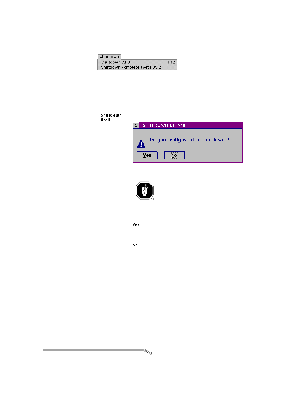 3 shutdown menu | ADIC Switches User Manual | Page 43 / 82