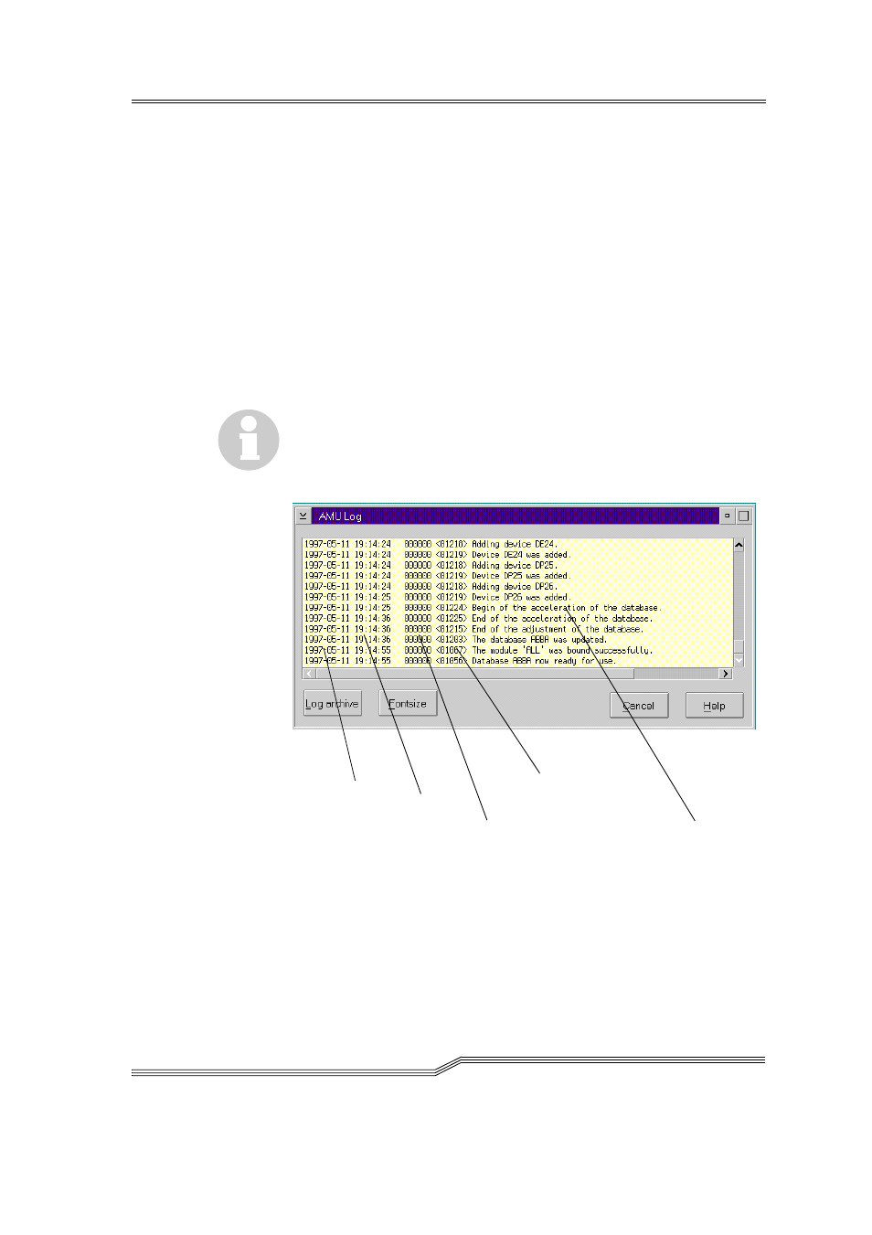 3 log | ADIC Switches User Manual | Page 54 / 82