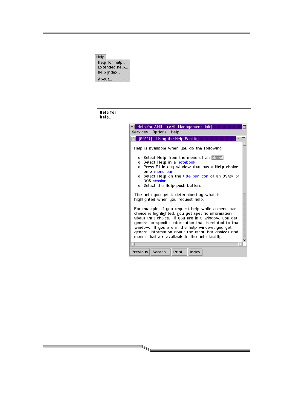 9 help menu | ADIC Switches User Manual | Page 63 / 82
