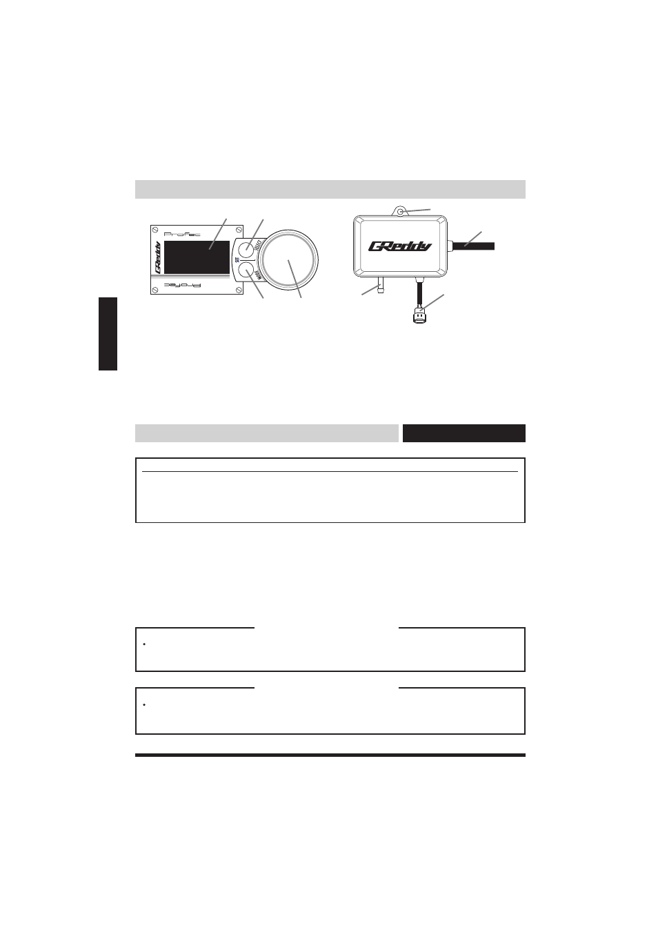 ページ9, For the technician for the user | GReddy Profec User Manual | Page 10 / 44