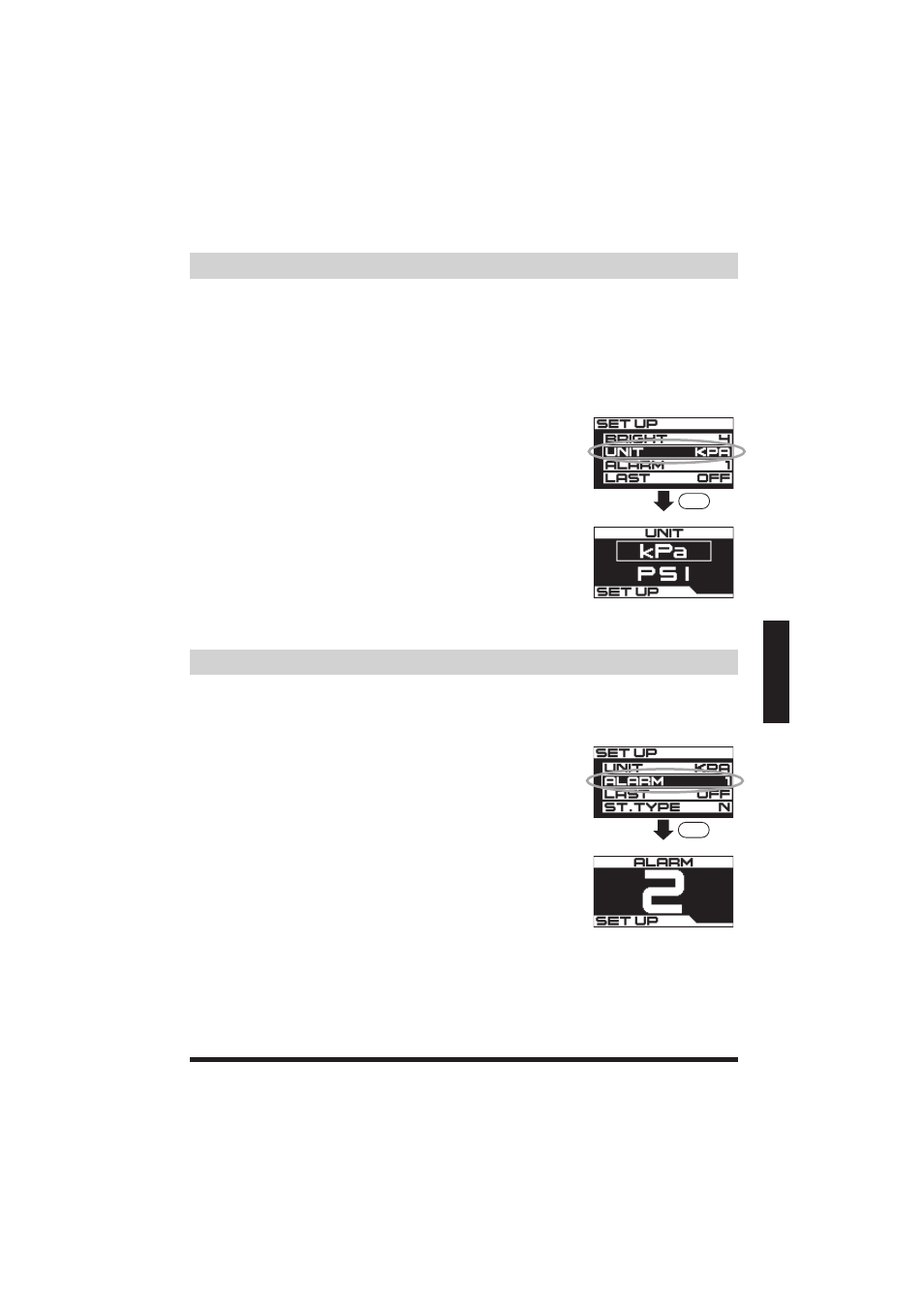 ページ24, Unit, Programming■ alarm | Programming | GReddy Profec User Manual | Page 25 / 44
