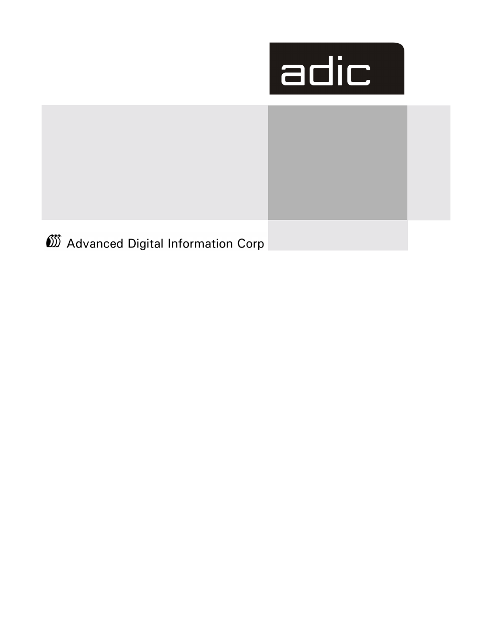 ADIC SNC 5100 User Manual | 228 pages