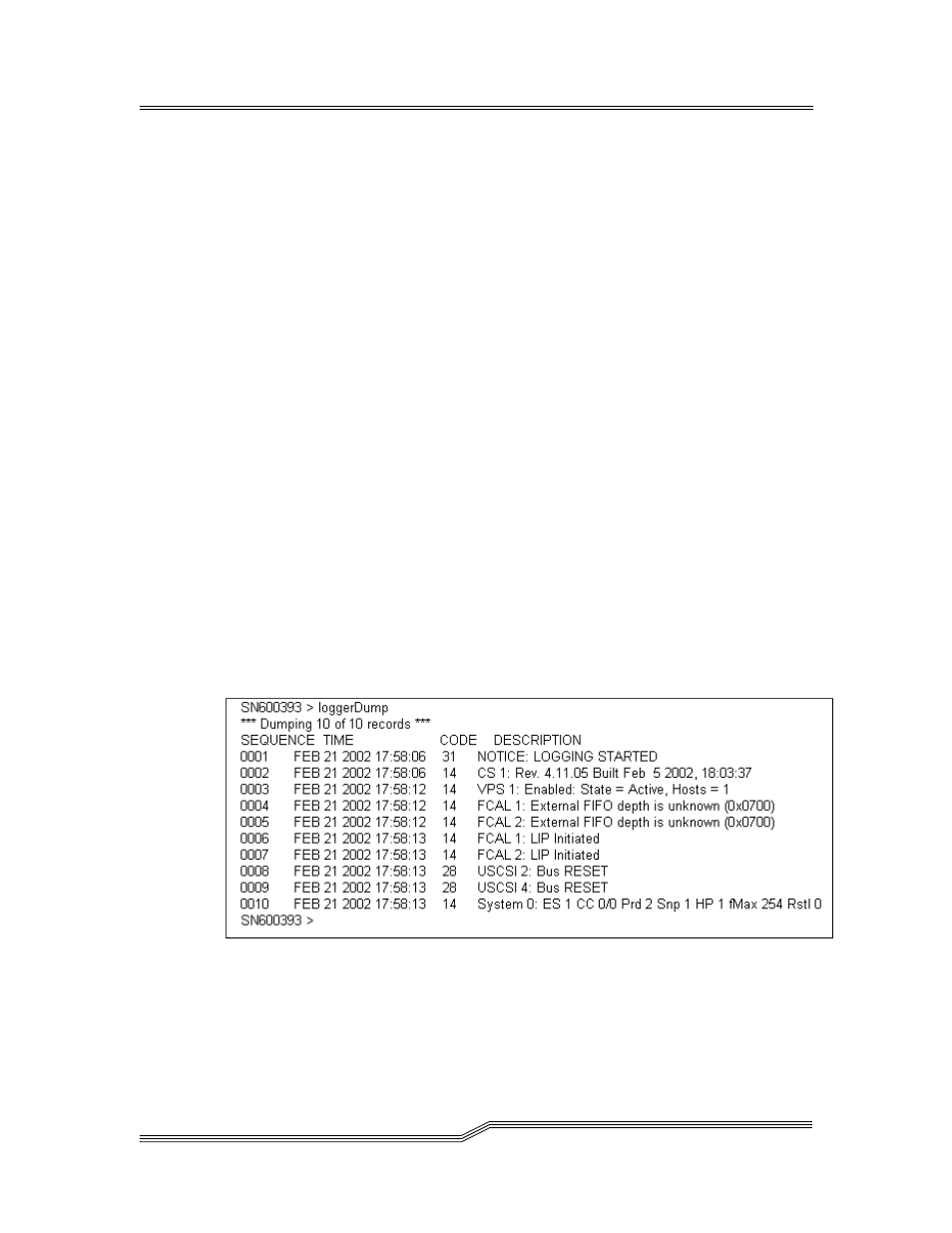 Event codes and actions, Check event log | ADIC SNC 5100 User Manual | Page 42 / 228