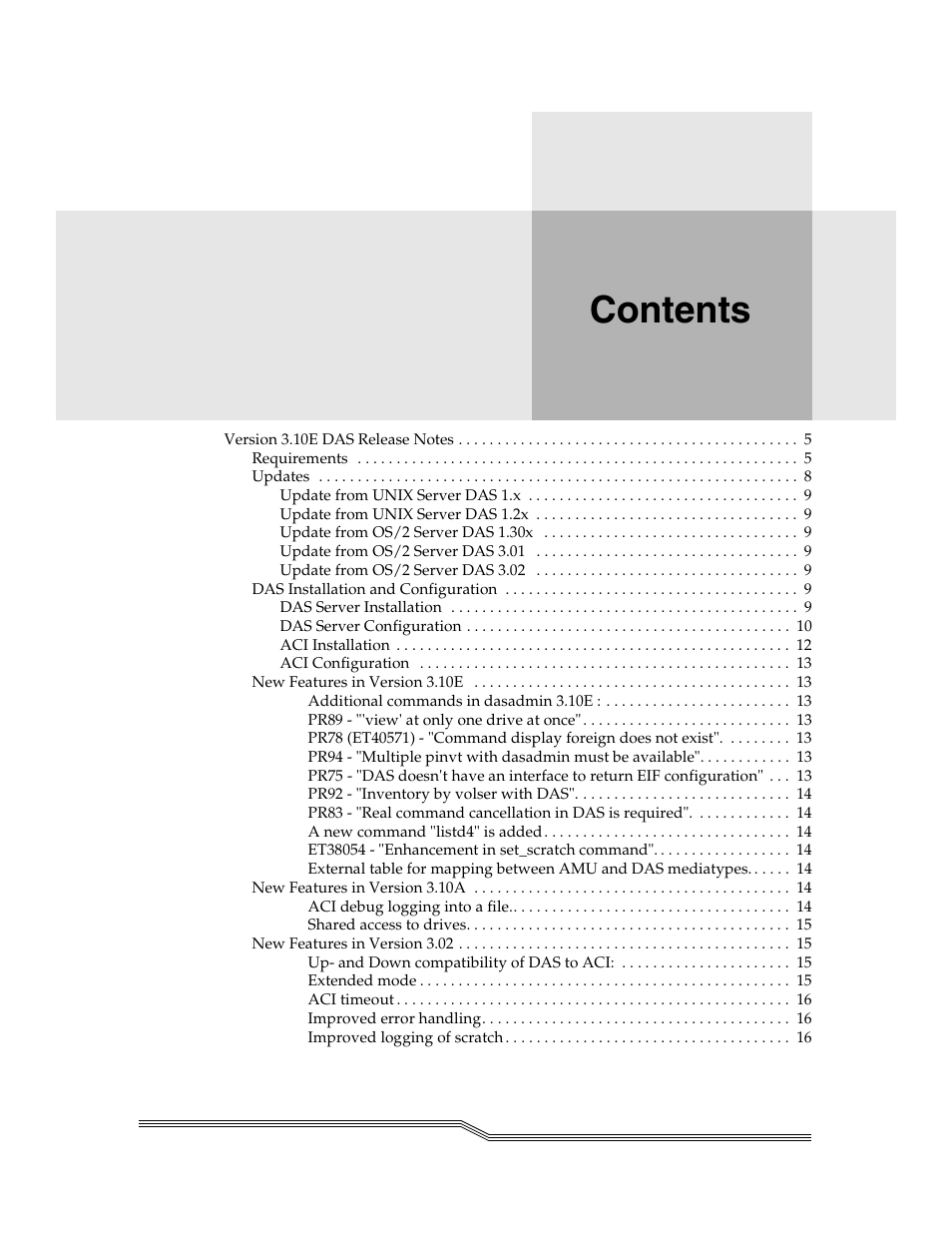 ADIC DAS V3.10E User Manual | Page 3 / 28