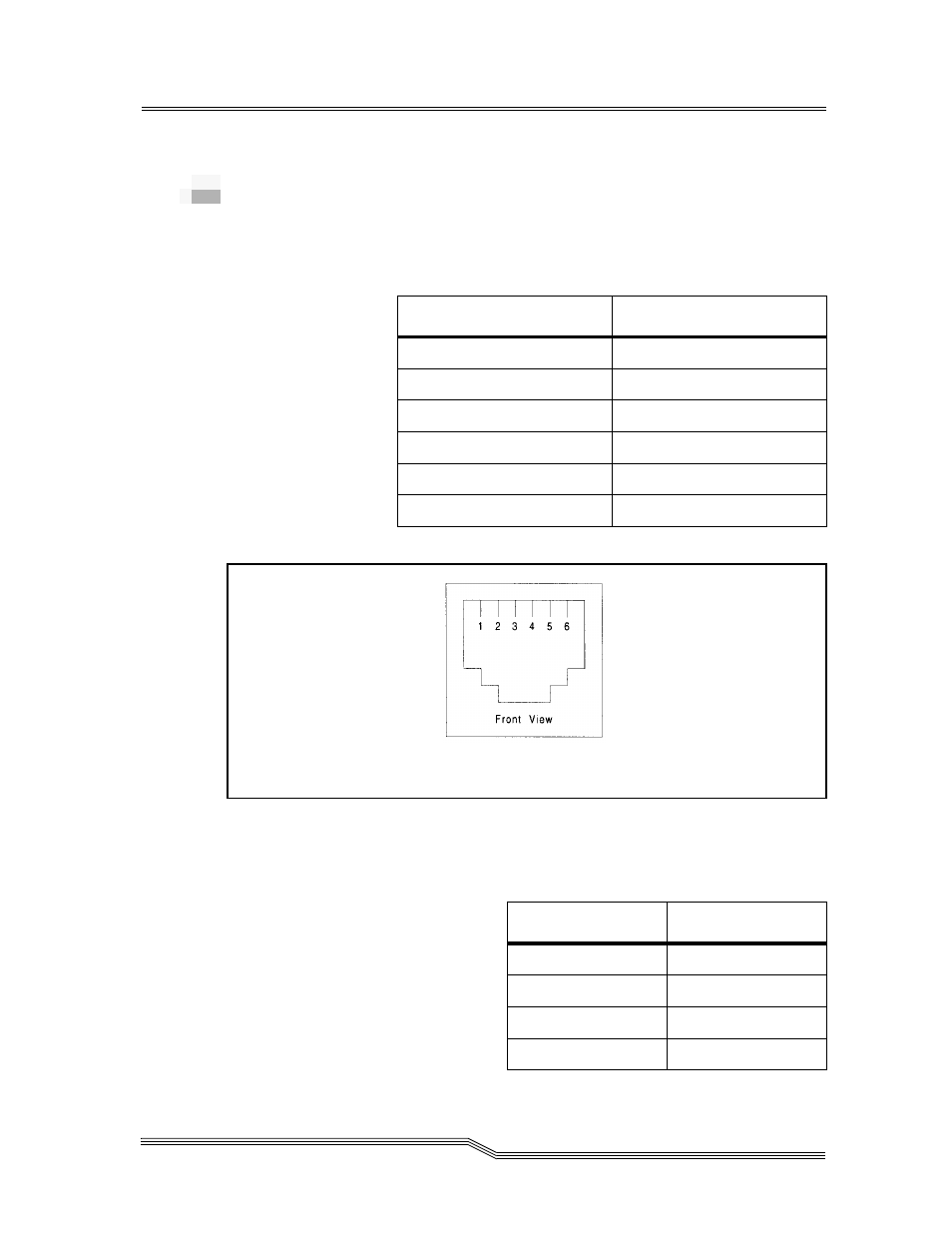 Rj-11 serial and rj-45 ethernet pin assignments | ADIC FCR 200 User Manual | Page 105 / 140