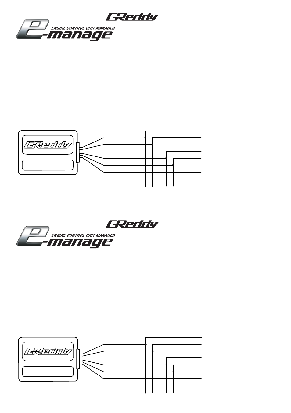 GReddy e-Manage: RPM Adapter 2 User Manual | 1 page