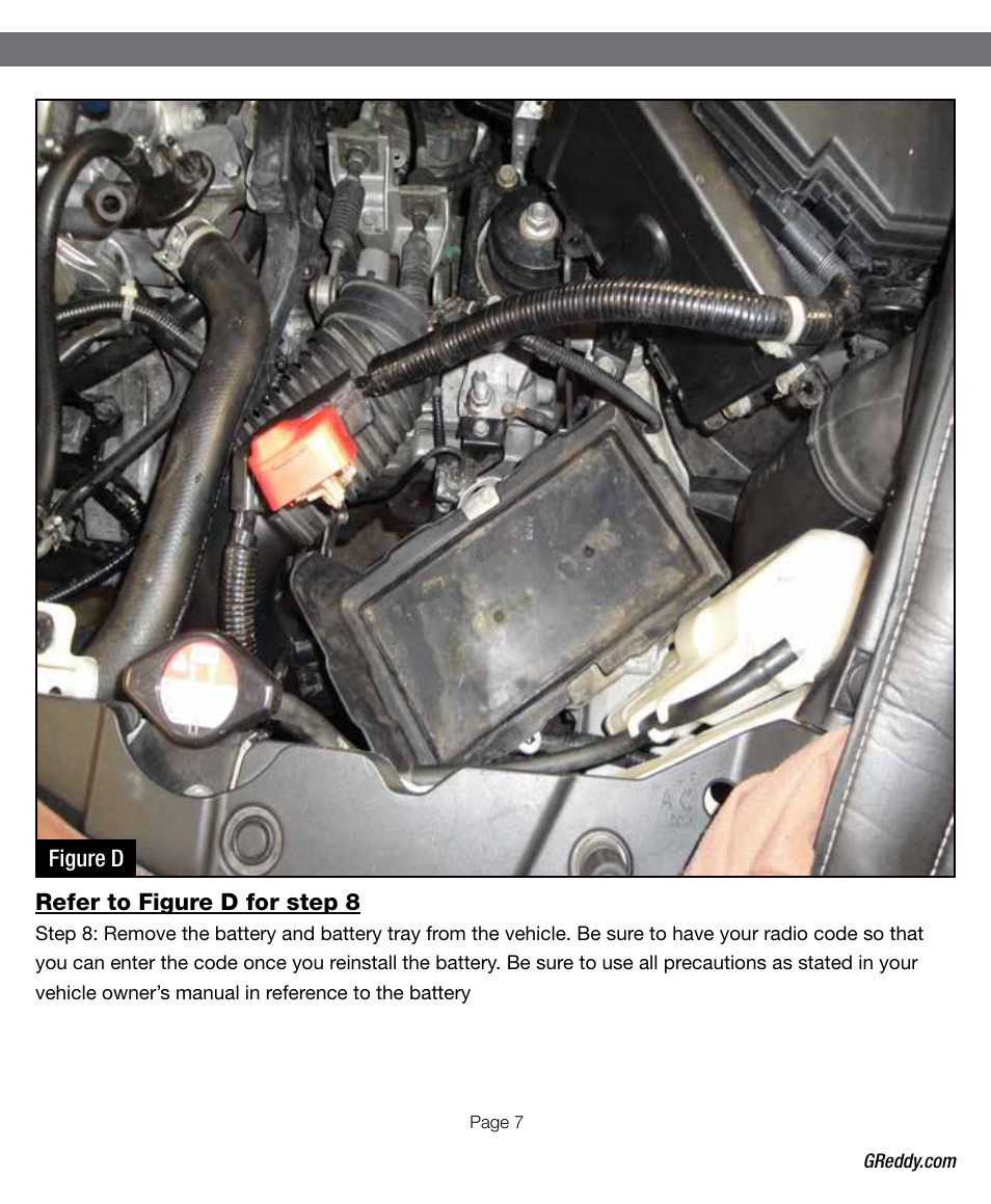 GReddy AIR INTAKE SYSTEMS: Honda Civic Si 2006-11 (CAI) User Manual | Page 7 / 20