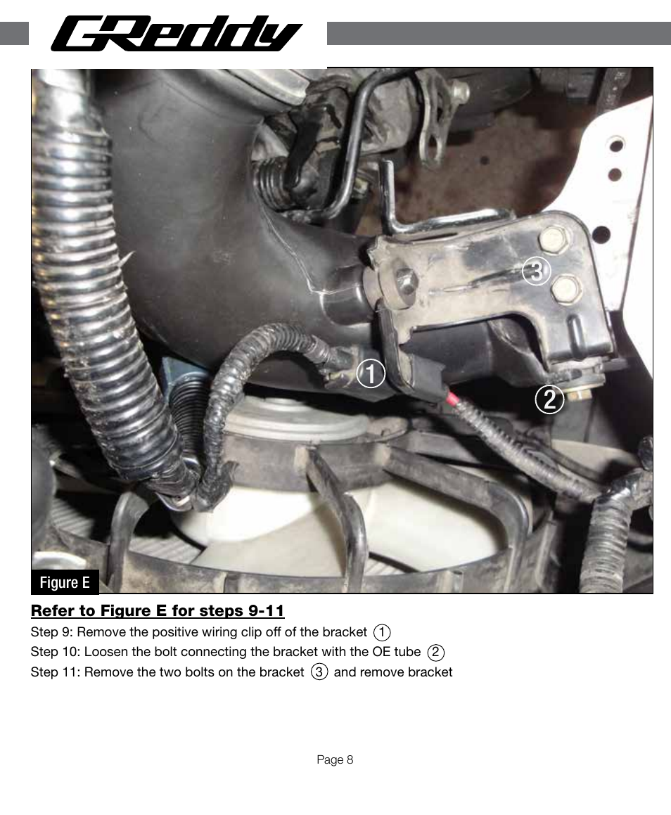 GReddy AIR INTAKE SYSTEMS: Honda Civic Si 2006-11 (CAI) User Manual | Page 8 / 20