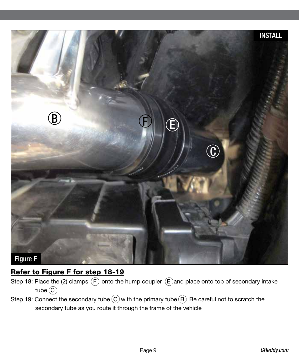 Eb c | GReddy AIR INTAKE SYSTEMS: Honda Accord 4cyl. 2008-12 (L) User Manual | Page 9 / 16