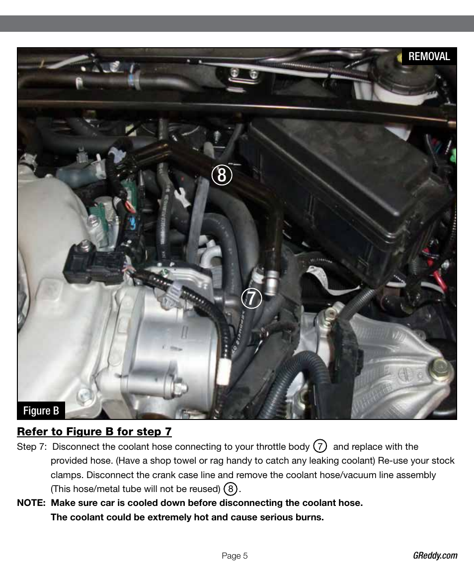 GReddy AIR INTAKE SYSTEMS: Honda Accord V6 2013-14 User Manual | Page 5 / 12