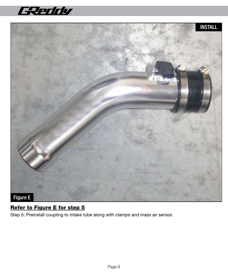 GReddy AIR INTAKE SYSTEMS: Subaru WRX STI 2008-12 User Manual | Page 8 / 12