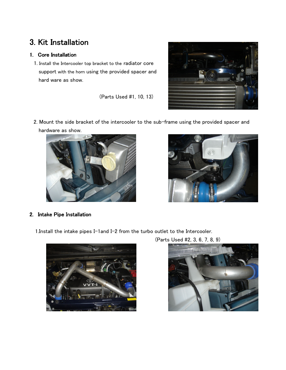 GReddy INTERCOOLERS: Scion xB  2003-06 / Type-31V User Manual | Page 6 / 7