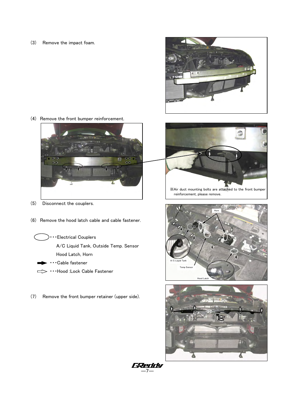 GReddy INTERCOOLERS: Nissan GTR  2009- / Type29R User Manual | Page 8 / 18