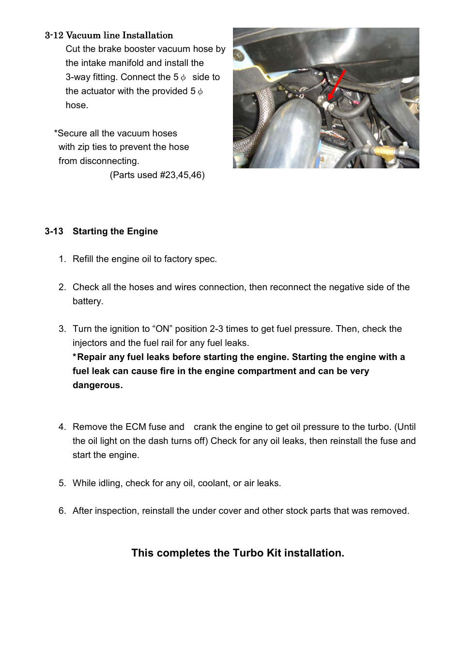 GReddy TURBO KITS: Scion tC 2004-05 / TD05-18G User Manual | Page 12 / 13