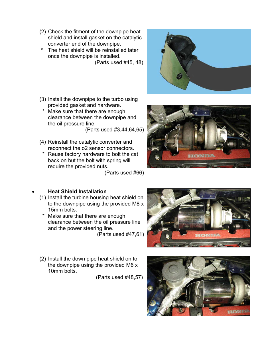 GReddy TURBO KITS: Honda Civic Si 2002-05 / T517Z User Manual | Page 16 / 23