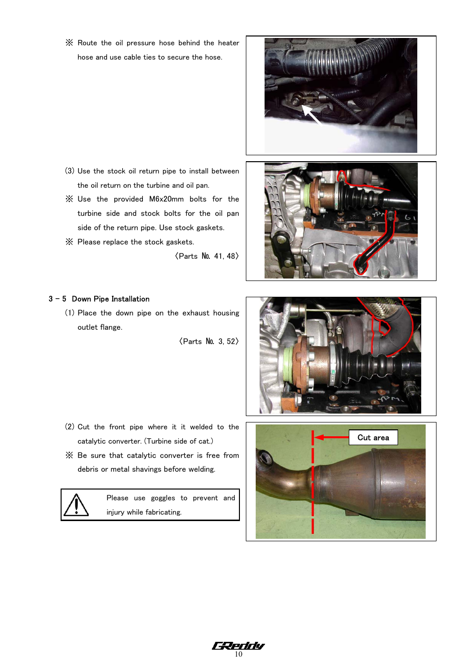 GReddy TURBO KITS: VW Golf 1.8T  2002-05 / TD04-19T User Manual | Page 11 / 16