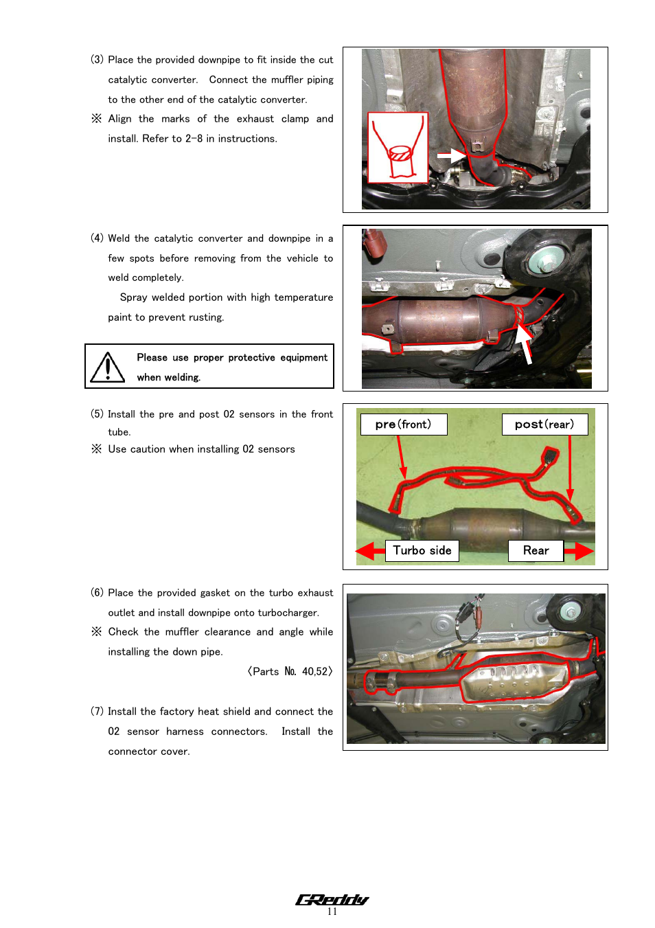 GReddy TURBO KITS: VW Golf 1.8T  2002-05 / TD04-19T User Manual | Page 12 / 16