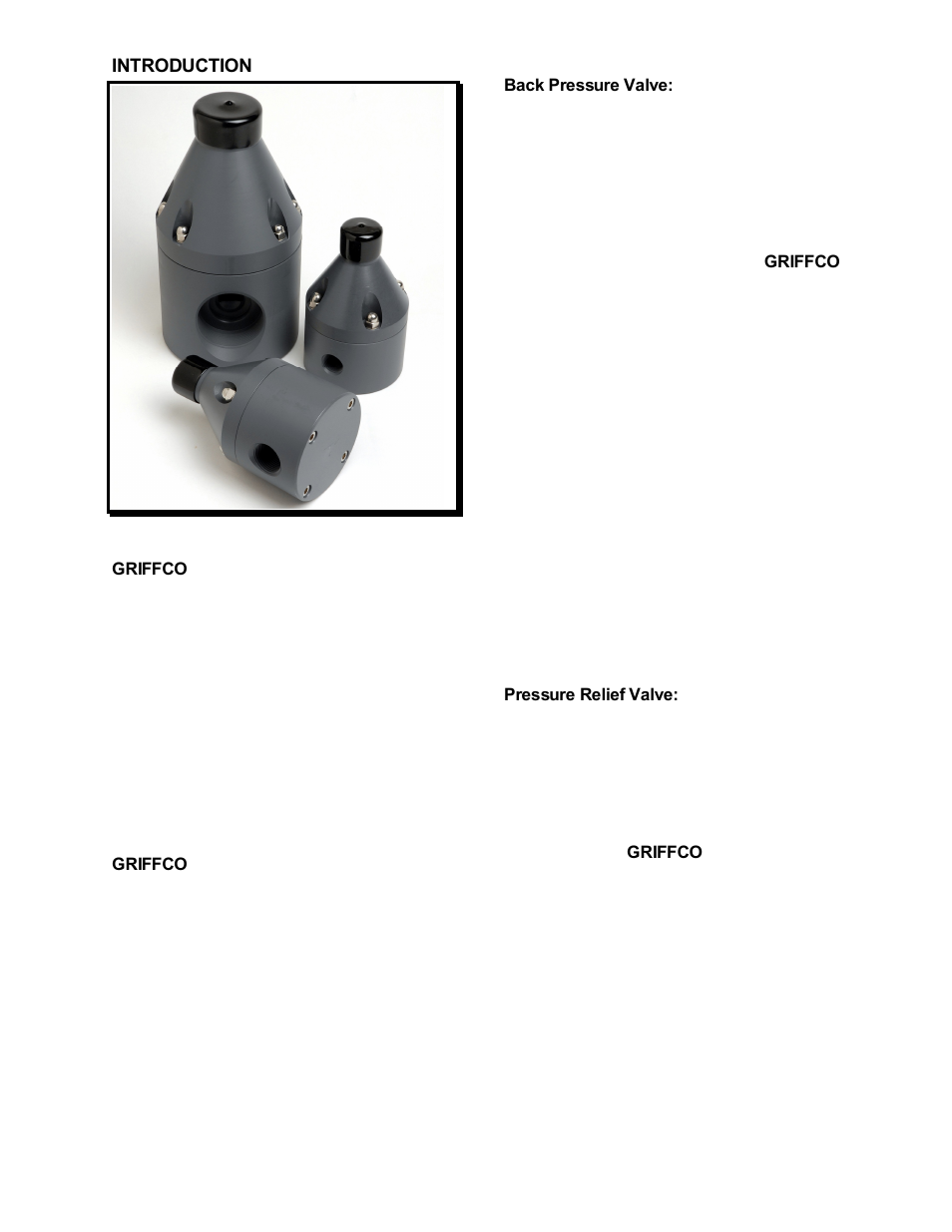 Griffco Valve High-Flow Series User Manual | Page 2 / 4