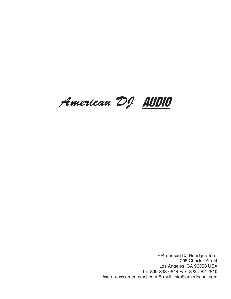 American DJ DCD-PRO200MKIII User Manual | Page 14 / 14