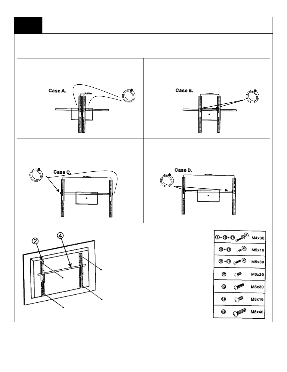 Monoprice 4562 Wall Mount Bracket User Manual | Page 3 / 4