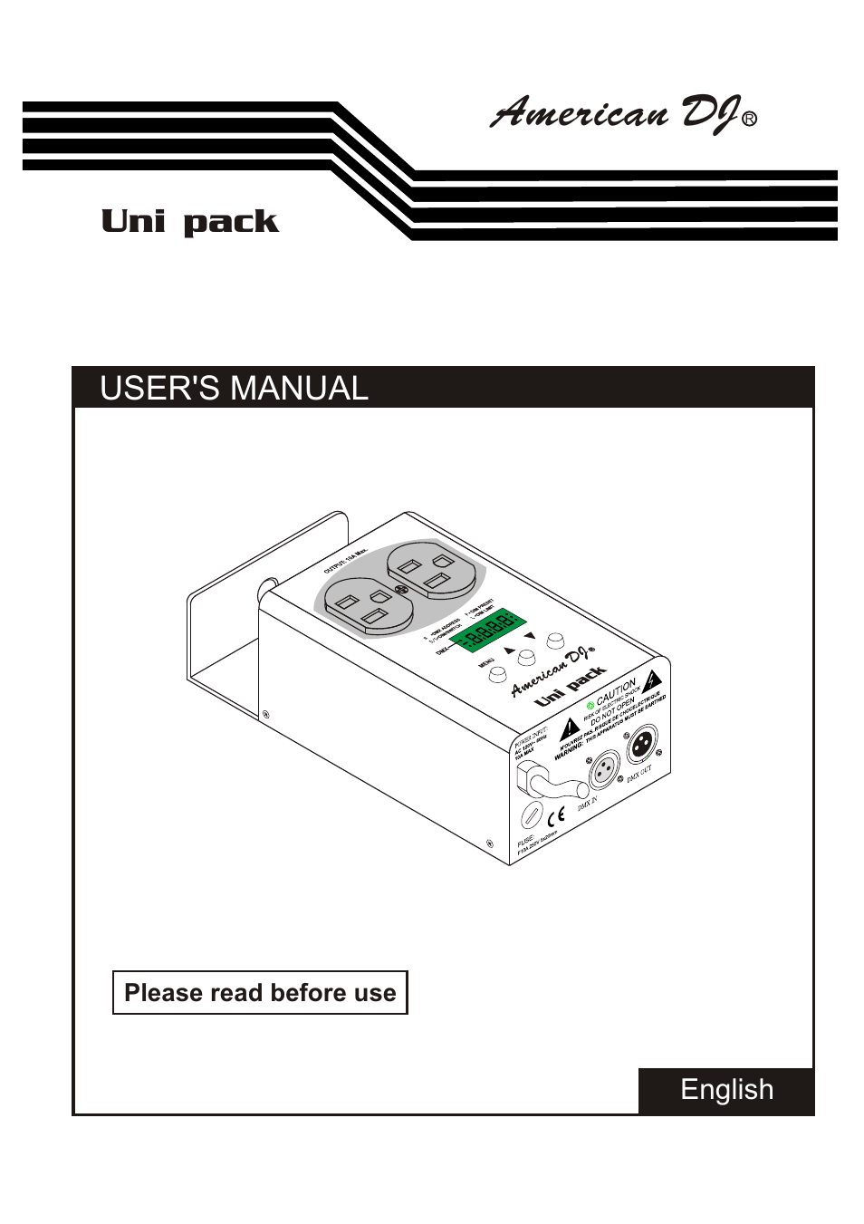 American DJ Uni Pack User Manual | 16 pages