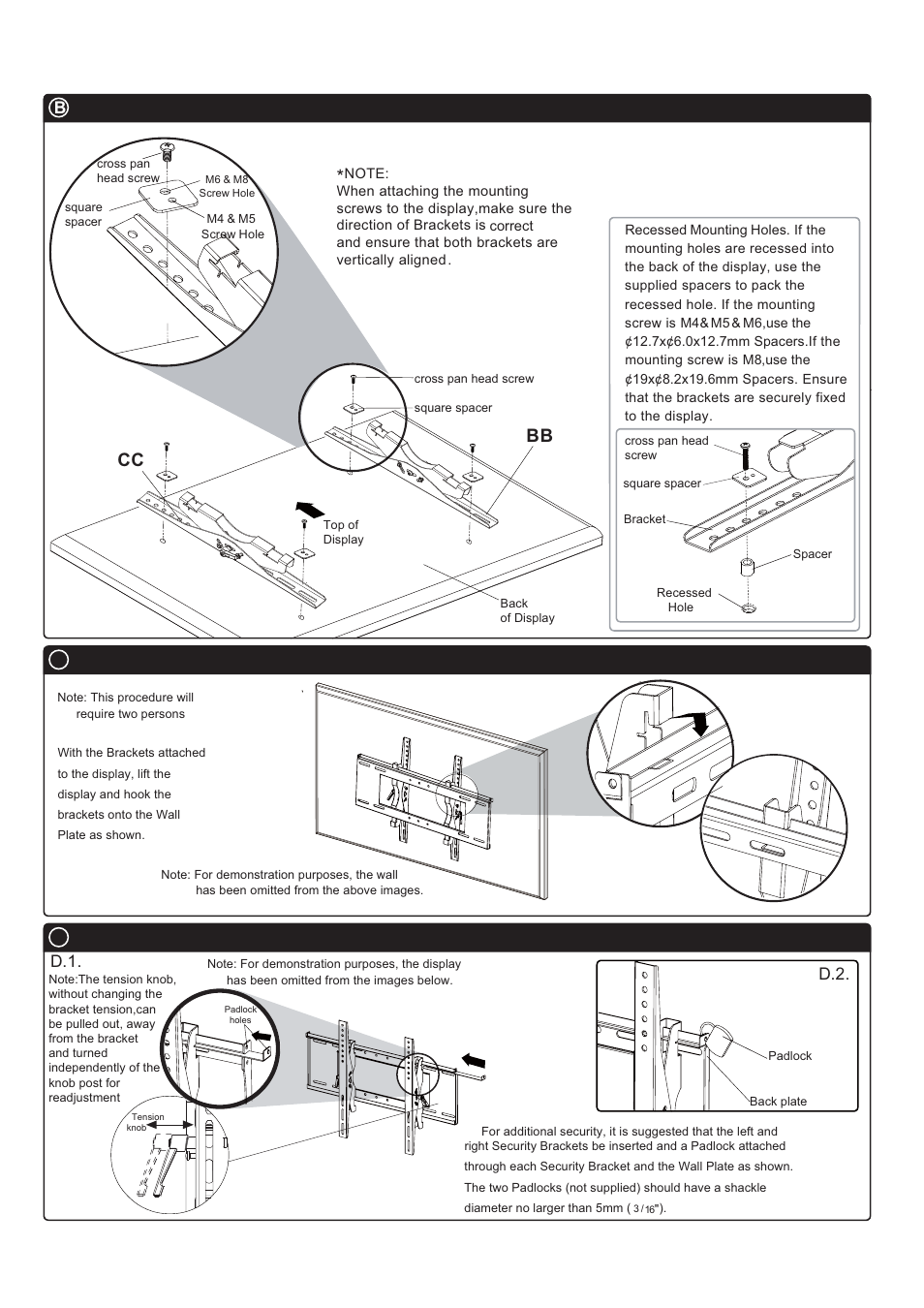 Cc bb | Monoprice 6526 MT-52 User Manual | Page 3 / 3