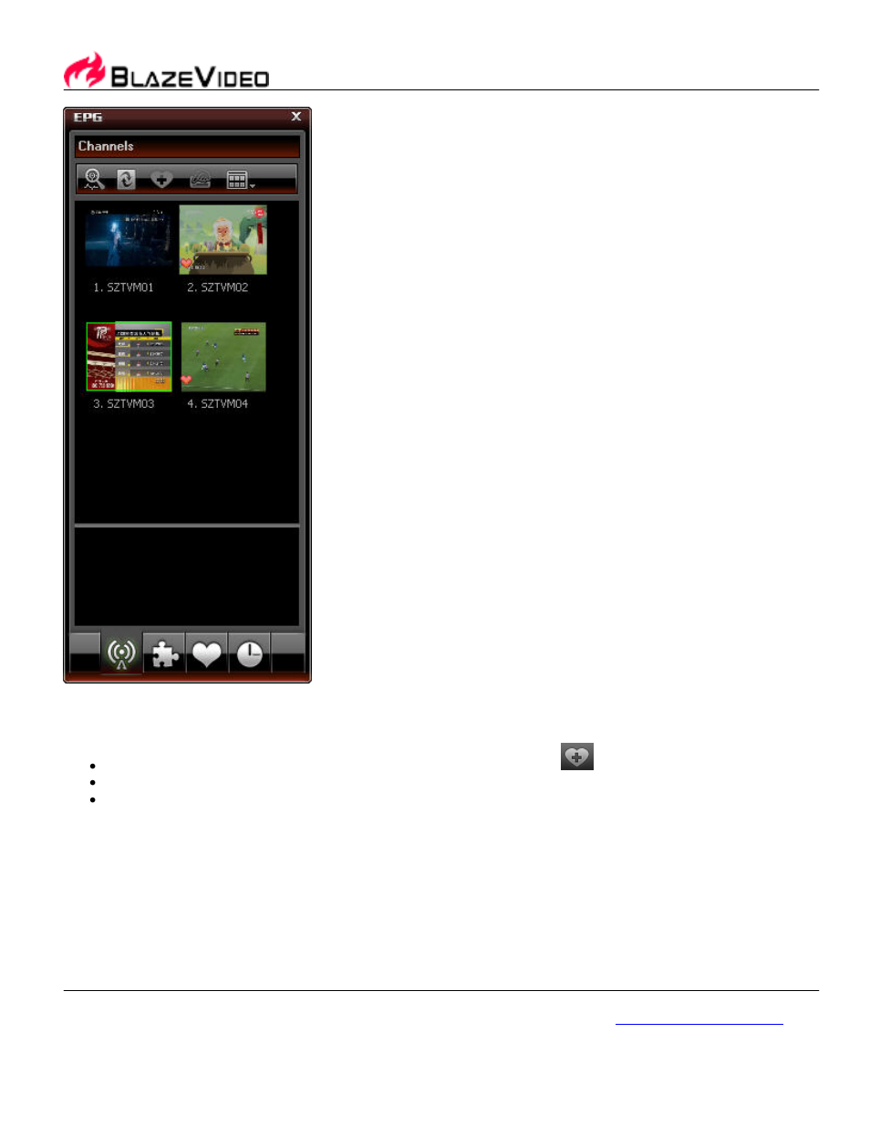 12 favorite management | Monoprice 6151 USB ATSC TV Tuner User Manual | Page 12 / 17